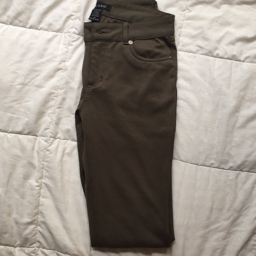 Olive Jeggings